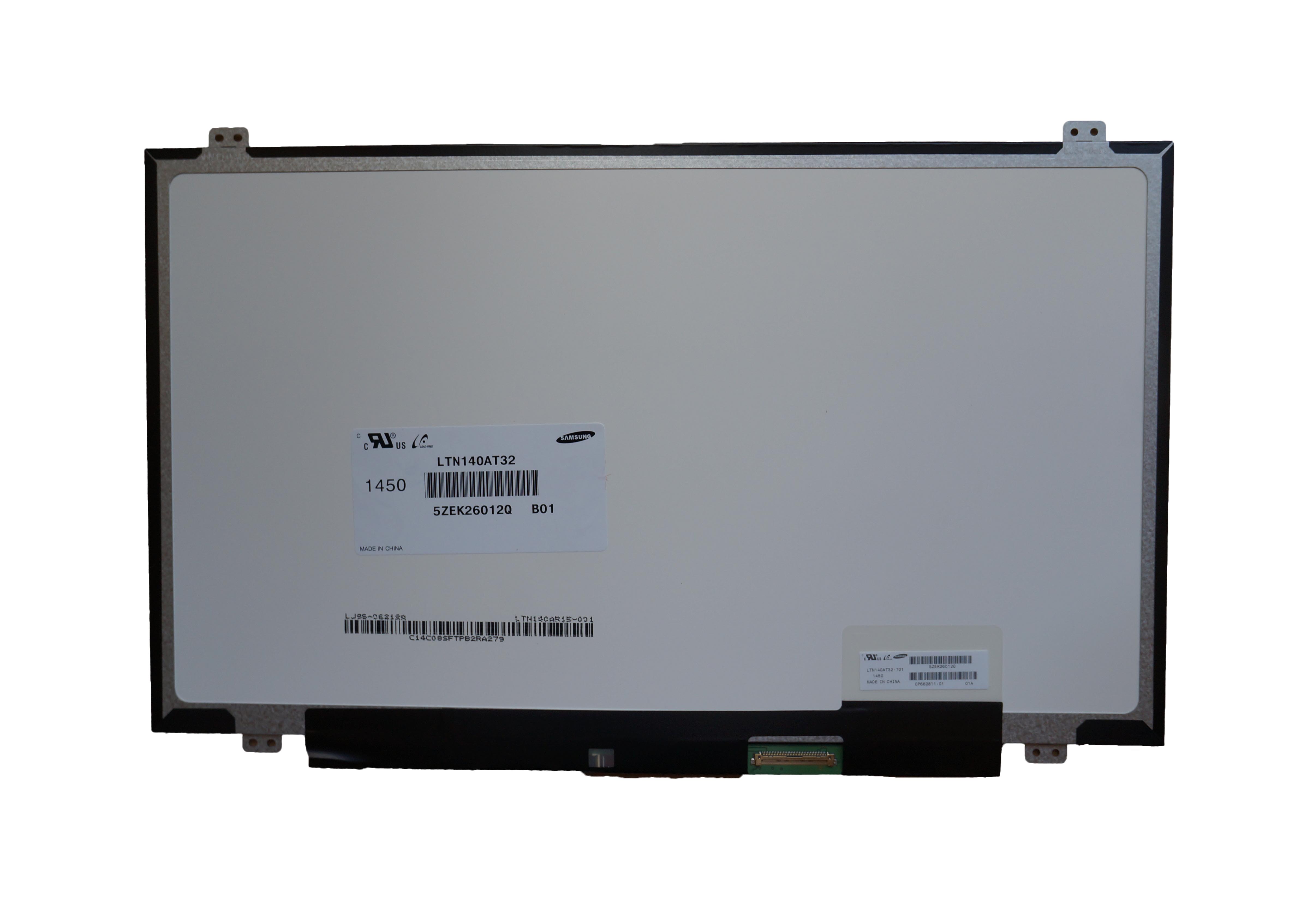 Samsung LTN140AT27-B01 14.0 LCD LED Screen Display Panel WXGA HD Slim 